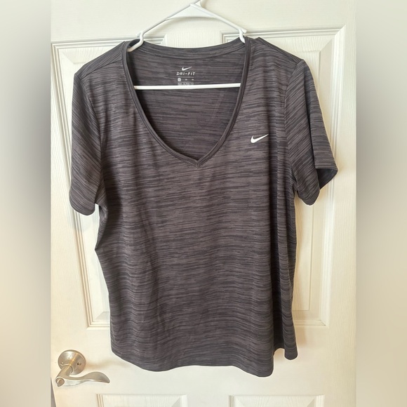 Nike Tops - Nike‎ Women's Gray Dri-FIT Top